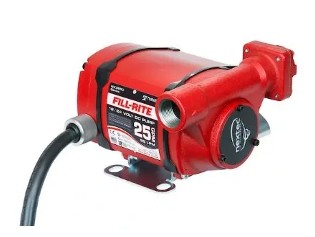 Fill-Rite&#xAE;,&#x20;25&#x20;GPM,&#x20;12-24VDC,&#x20;pump,&#x20;NPT&#x20;ports,&#x20;battery&#x20;clips,&#x20;2&quot;&#x20;tank&#x20;mount